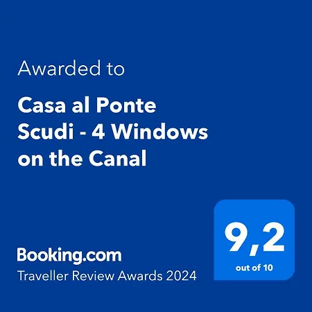 Apartman Casa Al Ponte Scudi - 4 Windows On The Canal